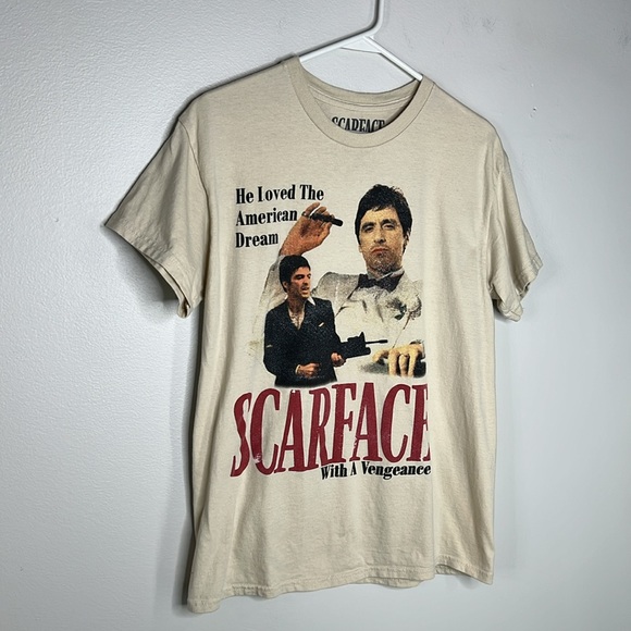 SCARFACE American Dream Graphic Print Tee size Medium - Picture 3 of 11